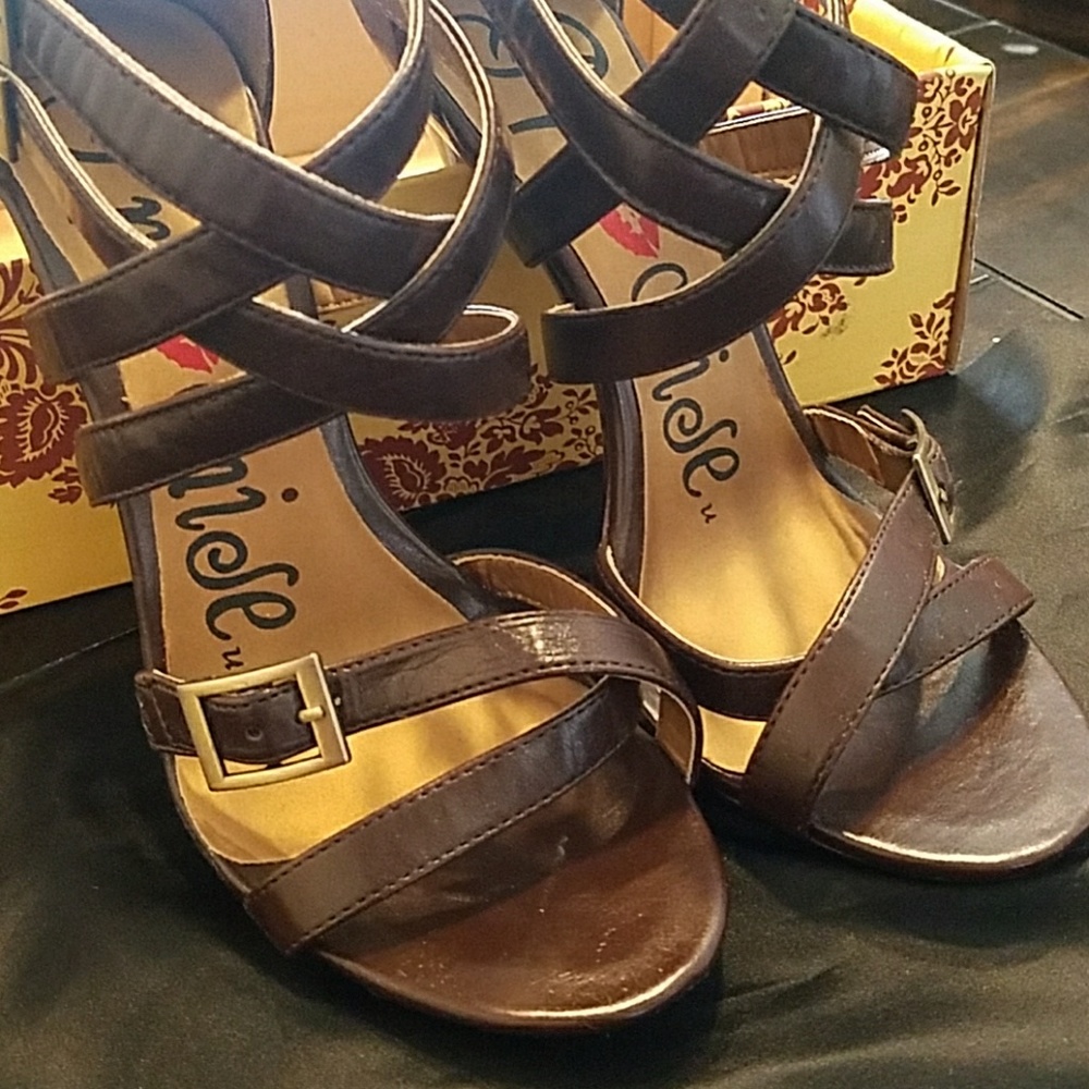 Brown heels